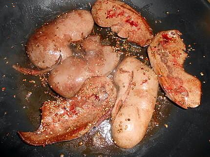 recette Rognon de porc au poivre