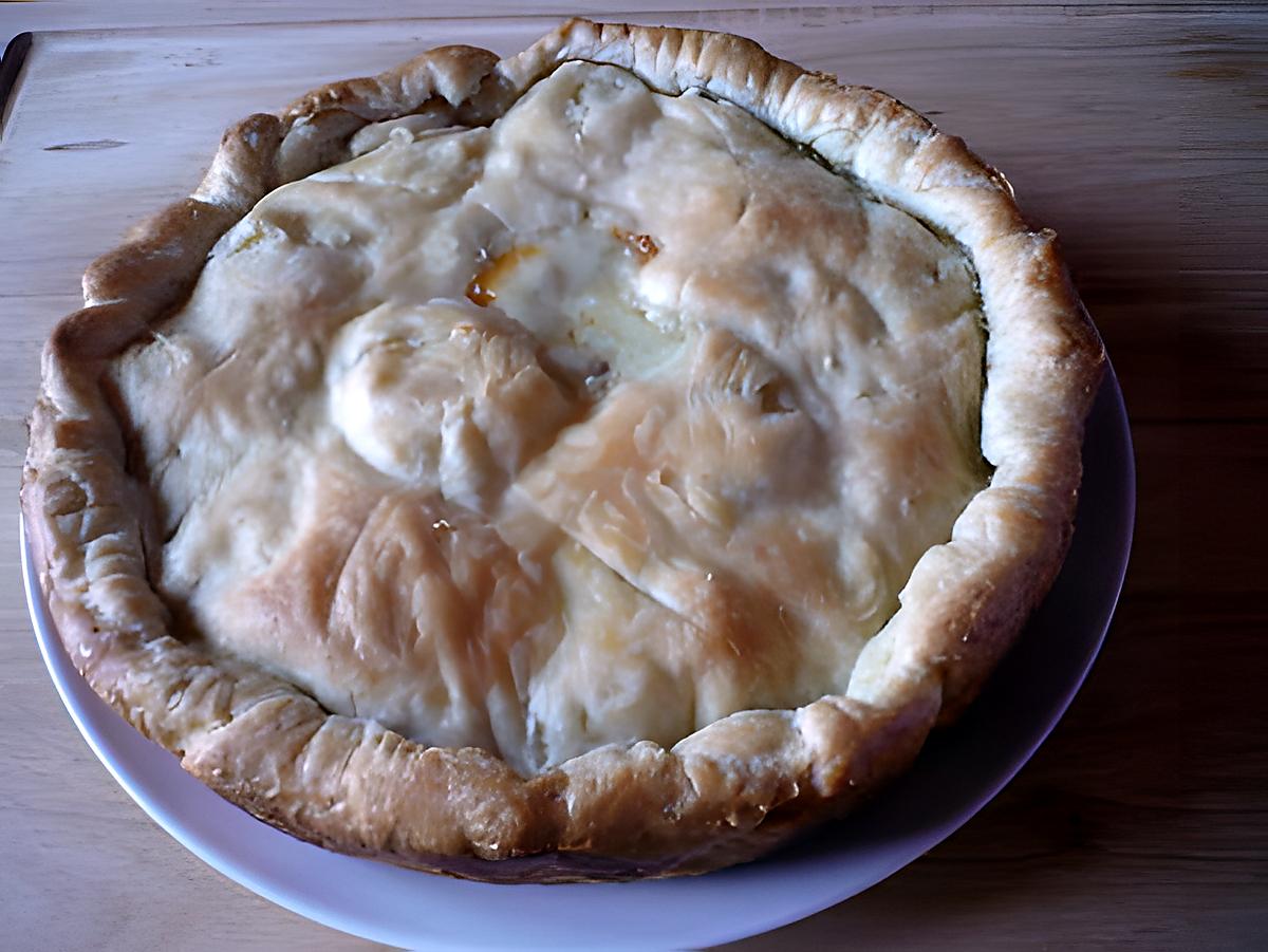 recette Pâté Ps de terre/lardons/bleu