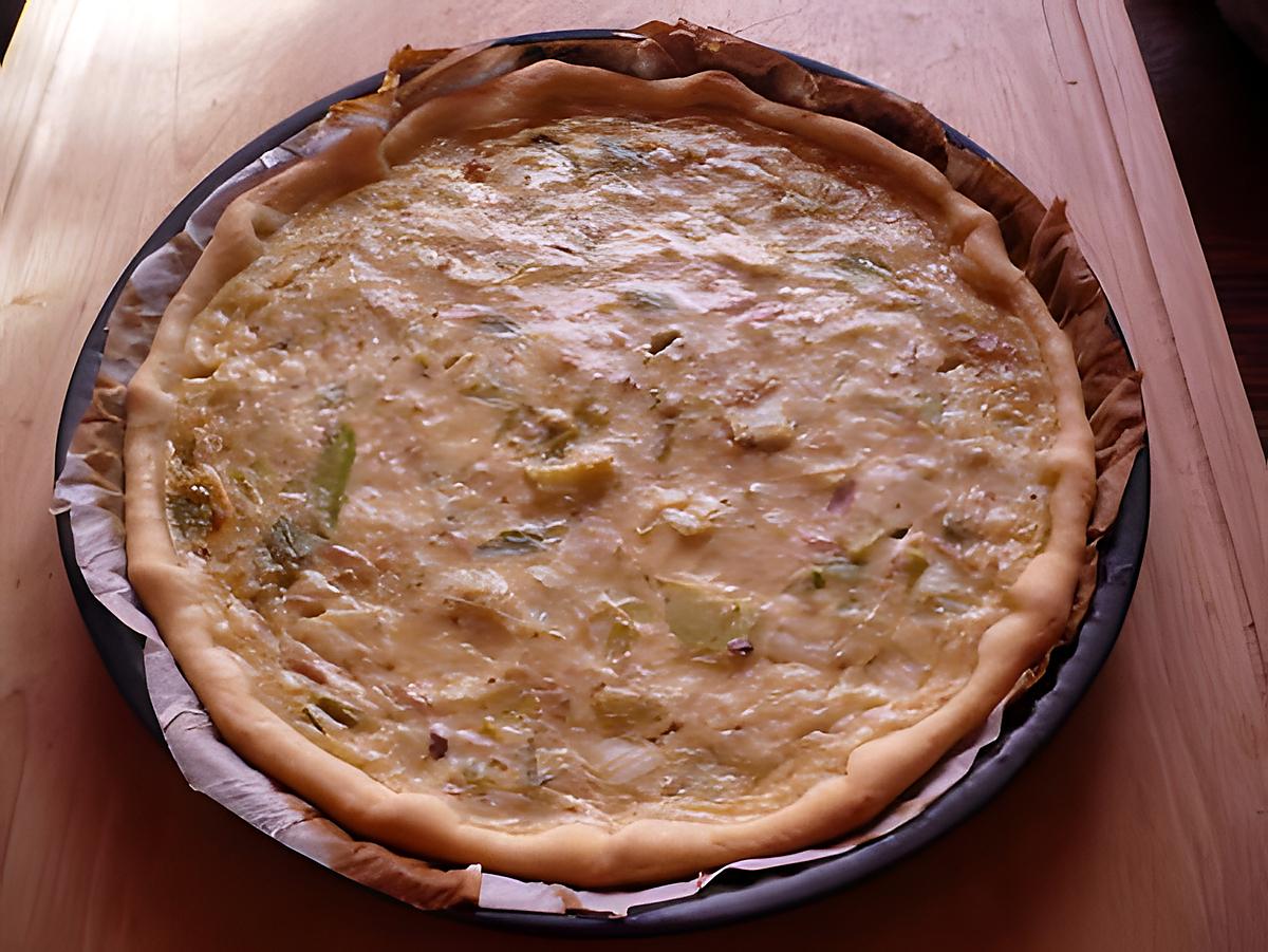 recette Quiche poireaux/asperges/bacon