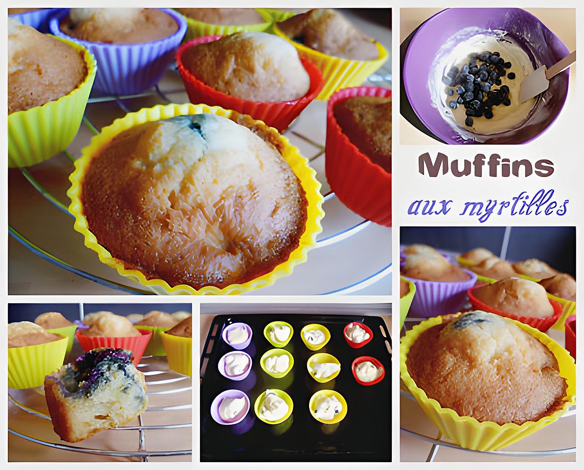 recette Muffins aux myrtilles
