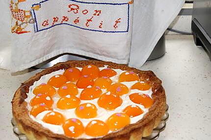 recette Tarte mascarpone/abricots