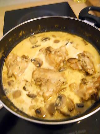 recette POULET AU COMTE