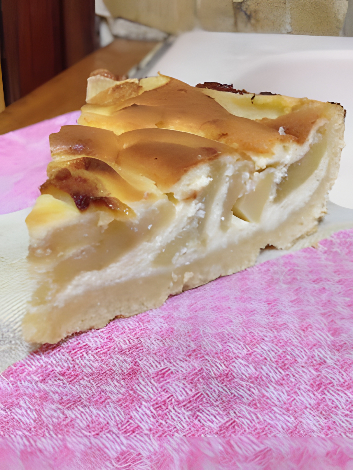 recette Tarte aux pommes a la crème