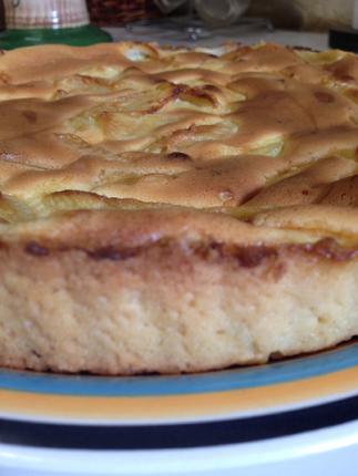 recette Tarte aux pommes a la crème