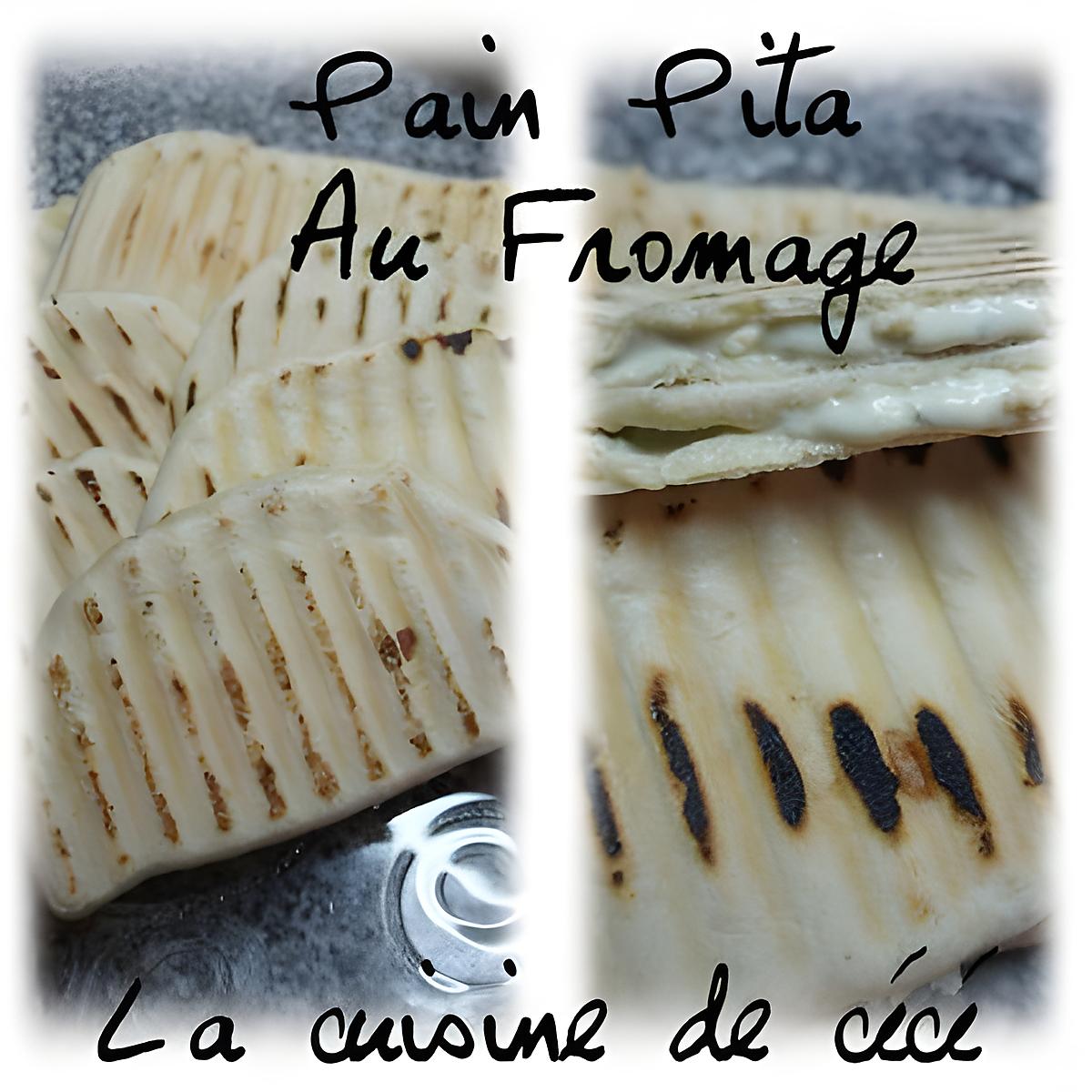 recette pain pita au fromage.