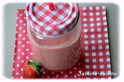 recette Smoothie Pomme/Fraise