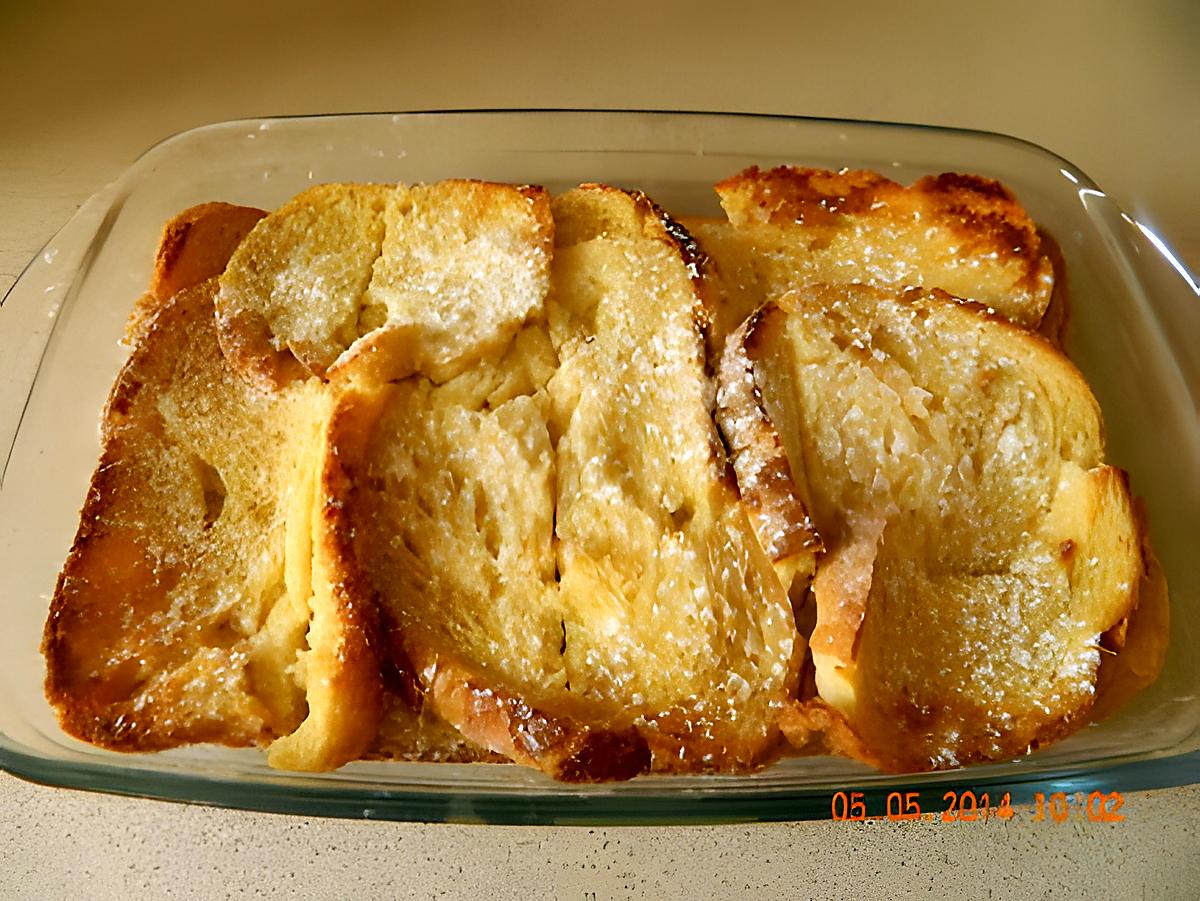 recette Gâteau de pain perdu