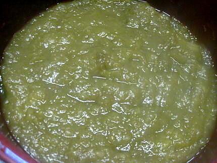 recette Compote de pommes. rhubarbe au micro-ondes.