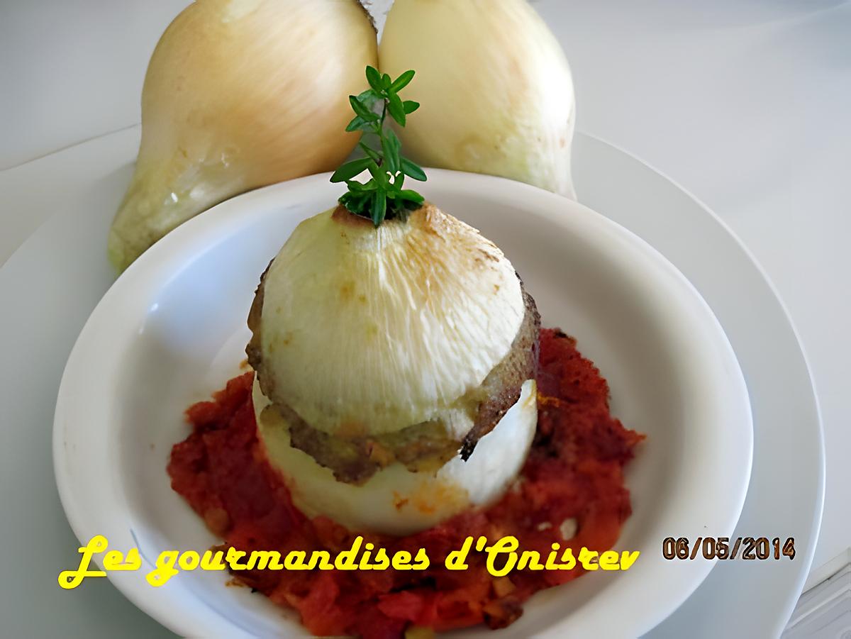 recette Oignons de Pézenas farcis à l’italienne