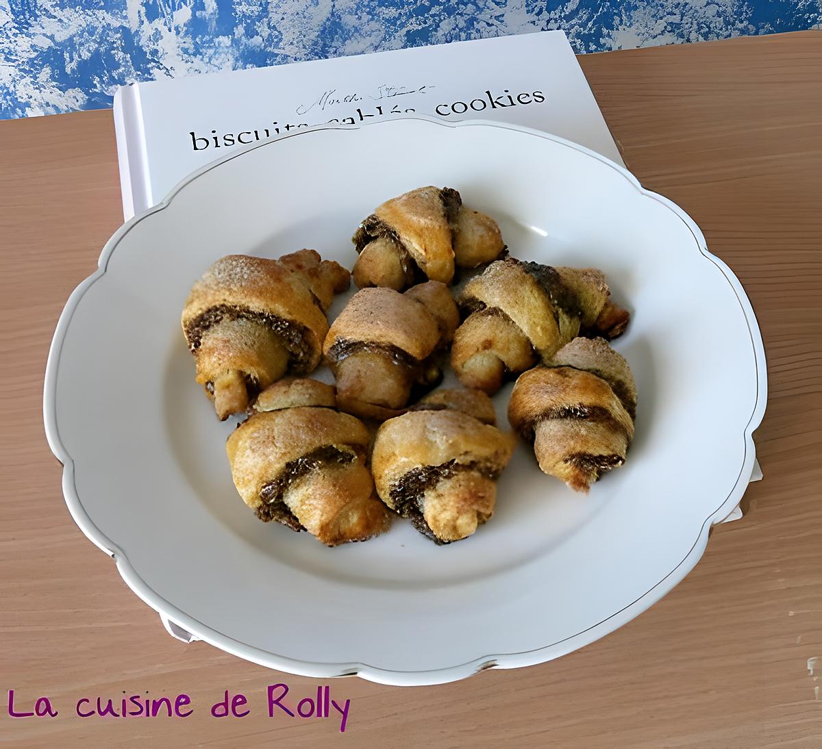 recette Mini croissants aux pruneaux