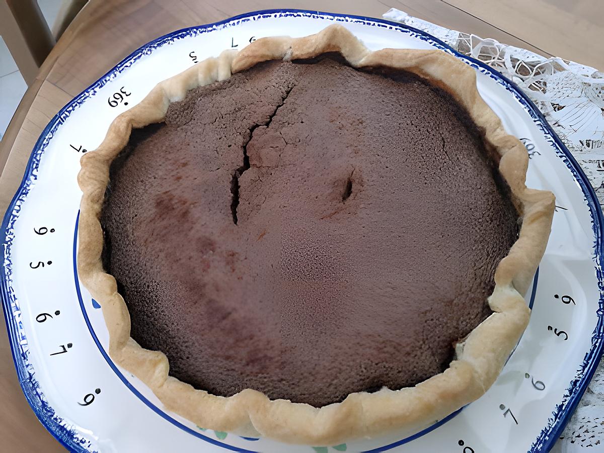 recette Tarte au chocolat praliné