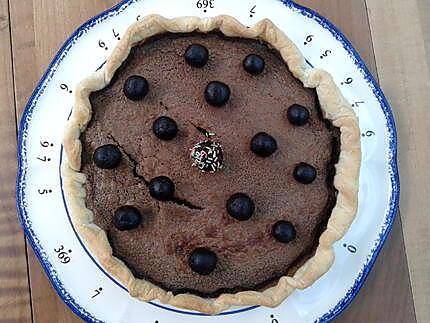 recette Tarte au chocolat praliné