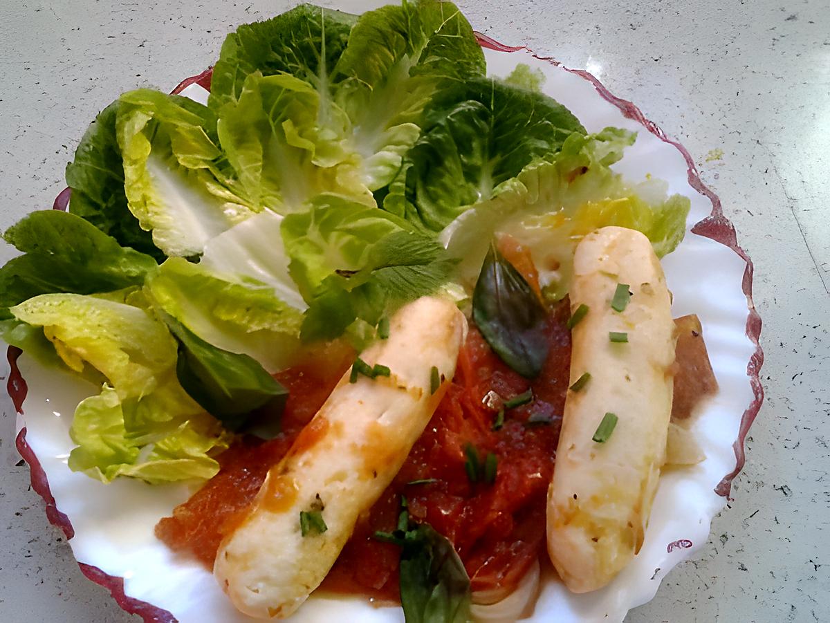 recette quenelles aux tomates fraiches et basilic