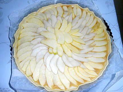 recette TARTE   FINE  POMMES  POIRES