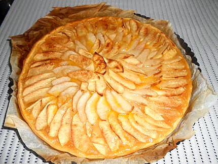 recette TARTE   FINE  POMMES  POIRES