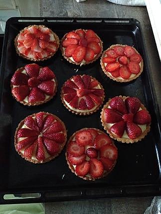 recette Tartelettes aux fraises