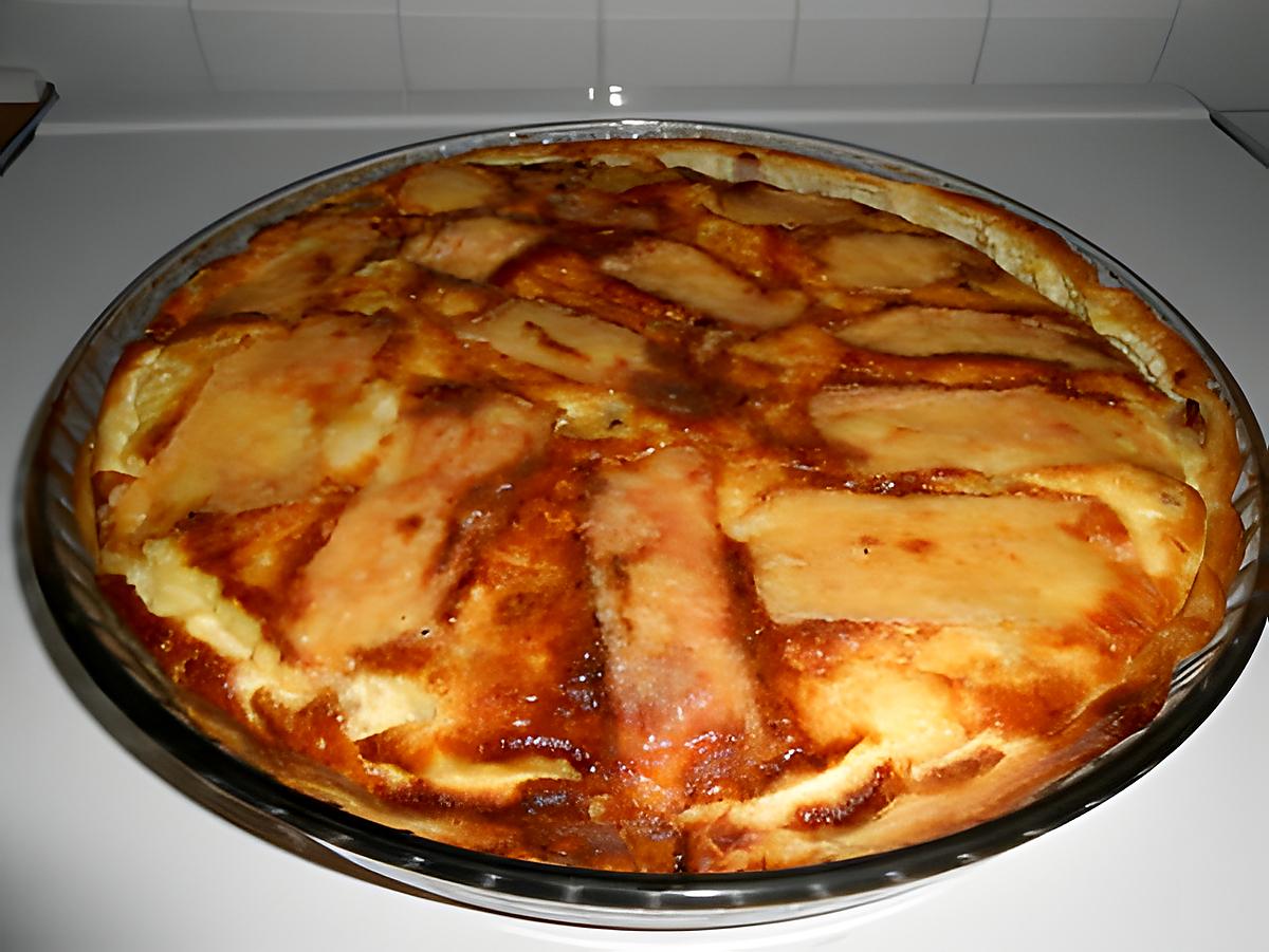 recette Tarte aux endives, maroilles et lardons.