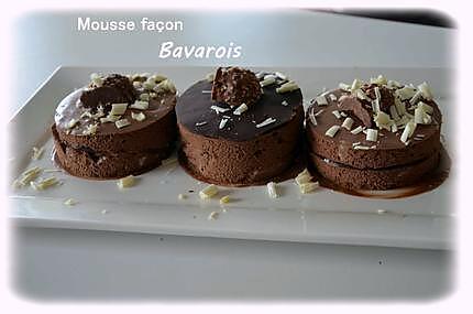recette Mousse au chocolat façon Bavarois