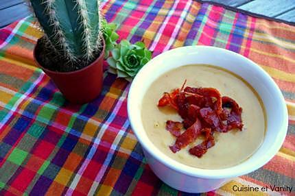 recette Velouté de Maïs au chorizo