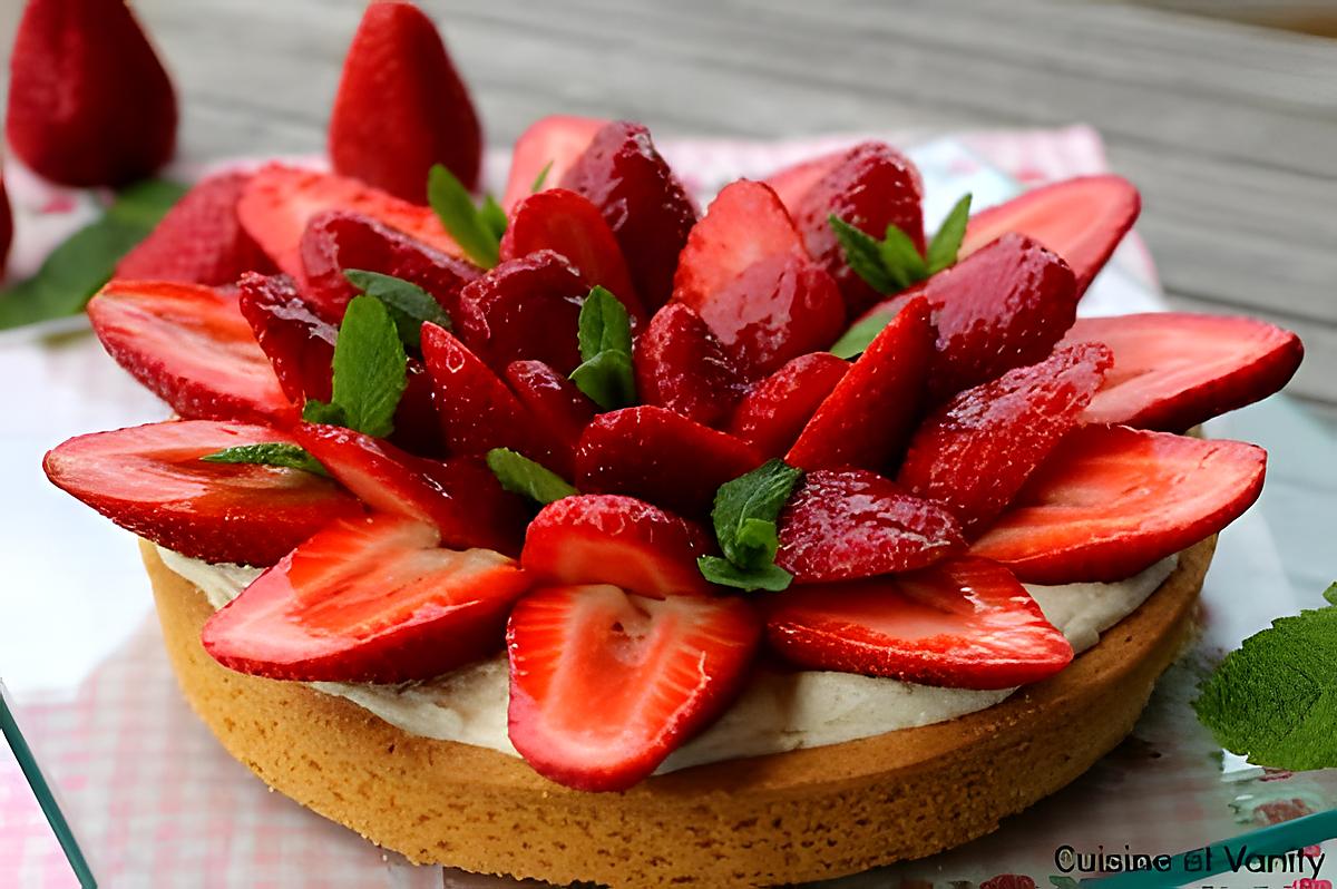 recette Tarte aux fraises