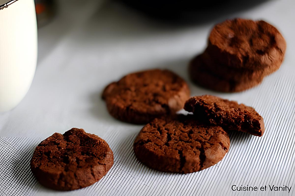 recette Sablés au chocolat à la fleur de sel