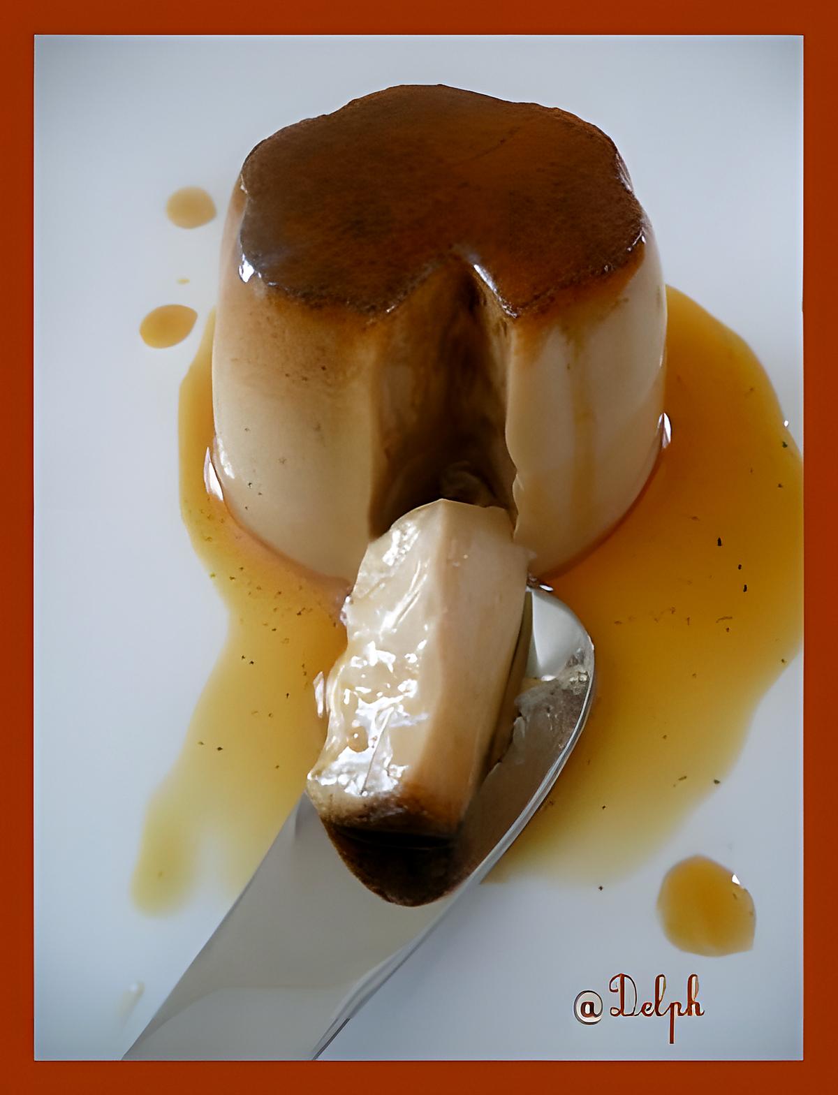 recette Crèmes caramel et vanille