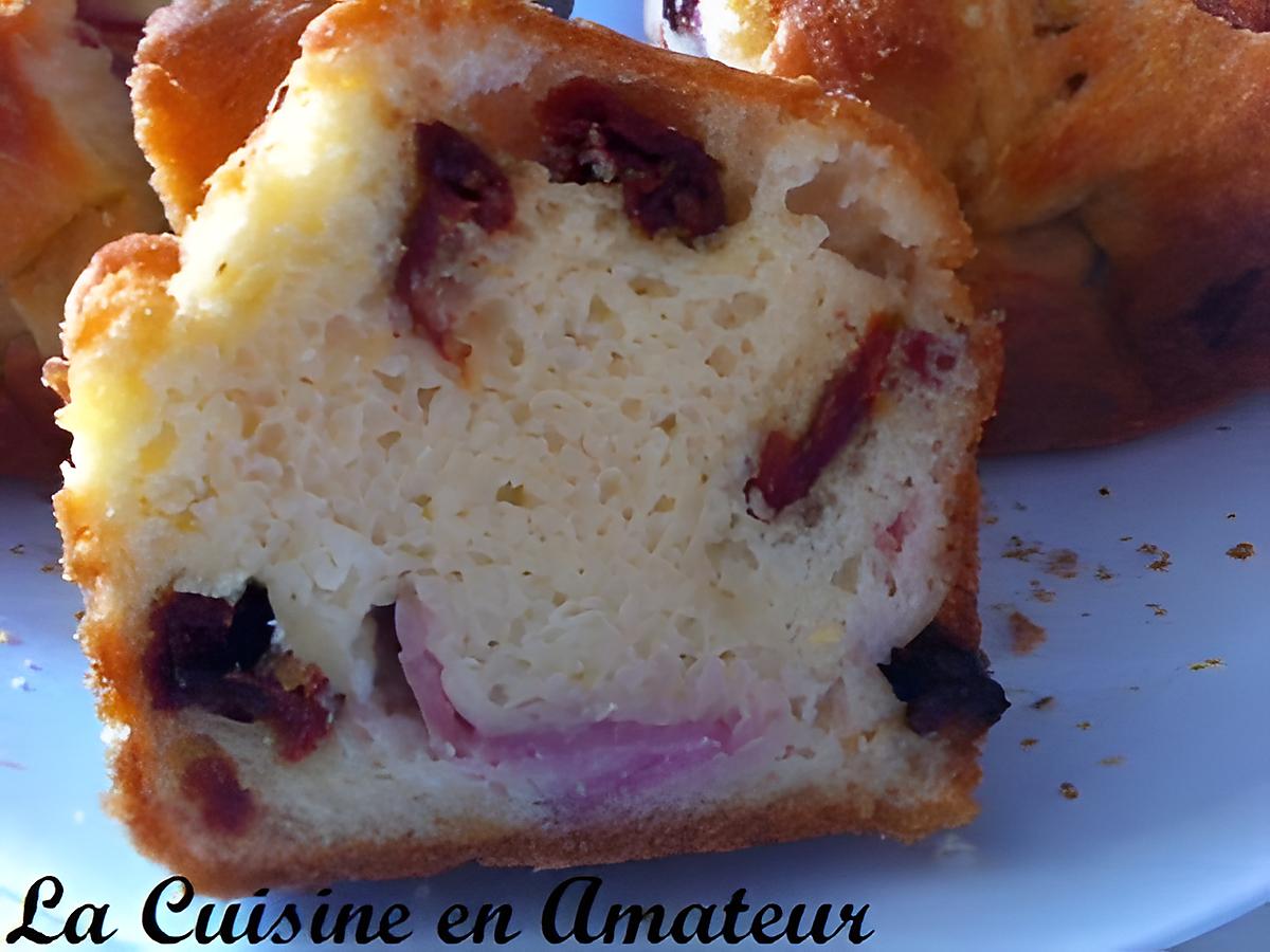 recette Cake au jambon cru, blanc et tomates séchées