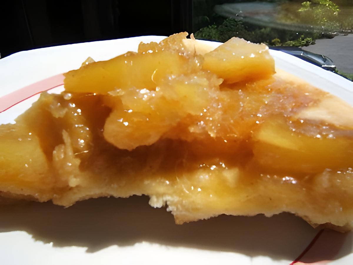 recette Tatin au gingembre et ananas