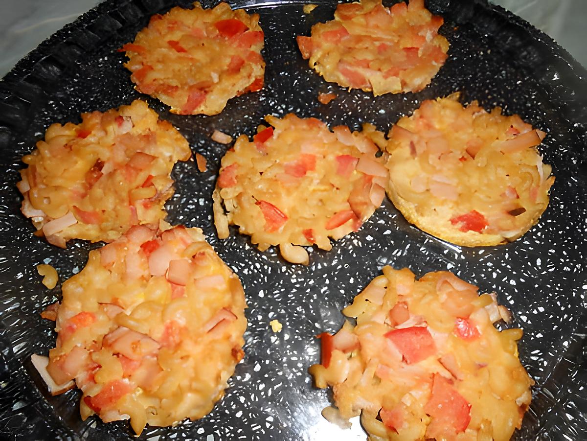 recette Galettes de coquillettes