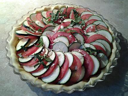 recette Tarte aux légumes façon tian