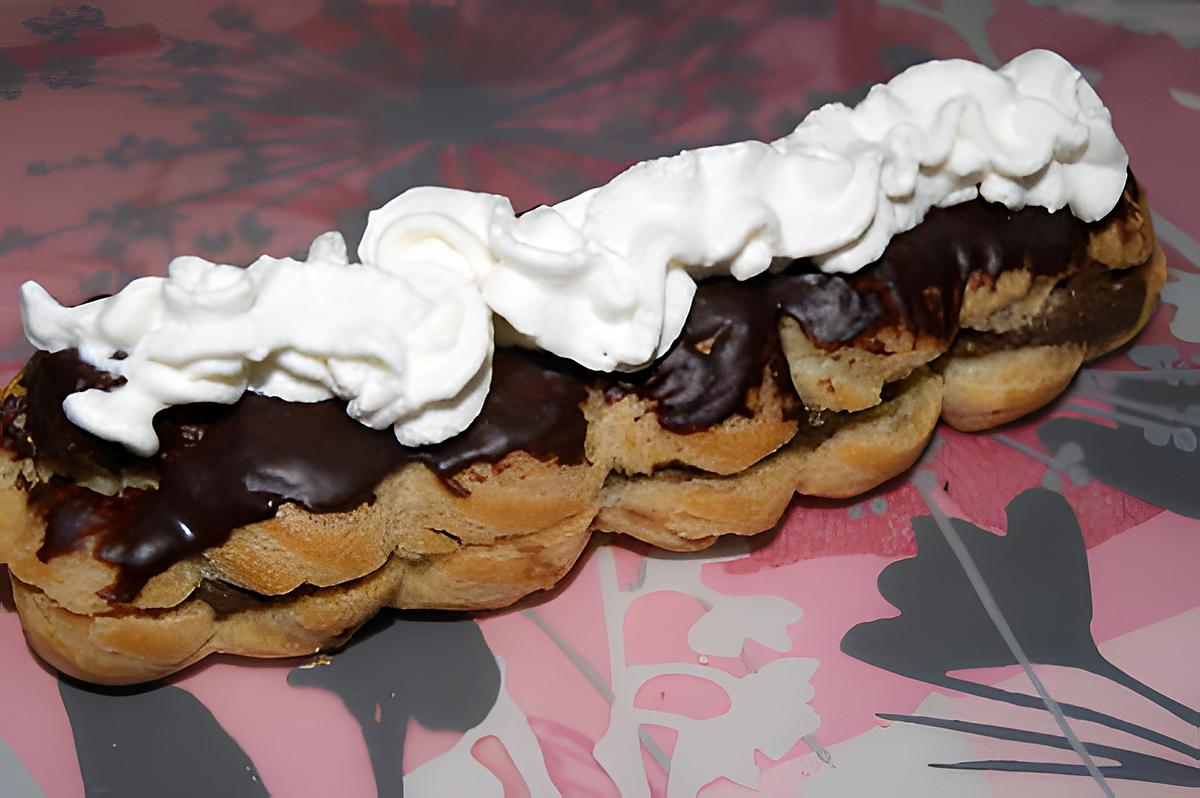 recette Choux et éclairs au chocolat et chantilly