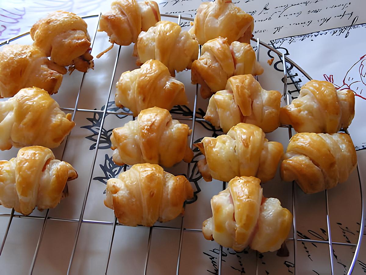 recette Croissant à la mortadelle