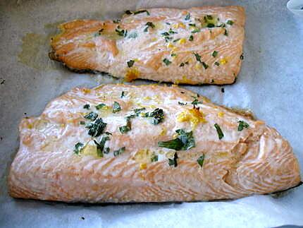 recette cassolette de légumes et son saumon