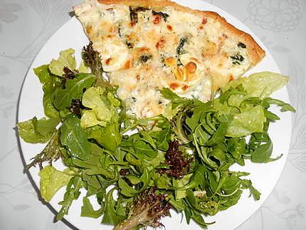 recette TARTE  VERT  DE  BLETTES  OEUFS DURS  JAMBON