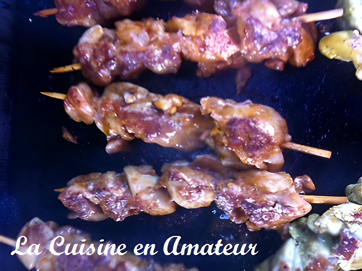 recette Brochettes d'agneau au paprika