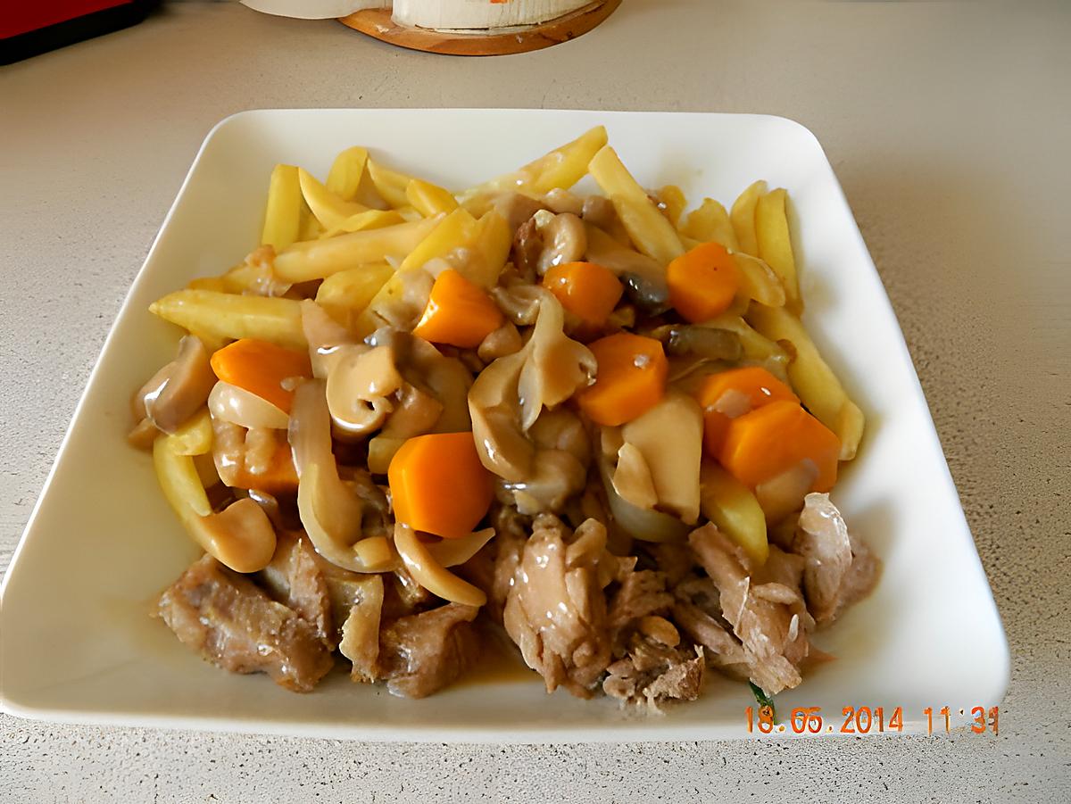 recette Sauté de veau au porto