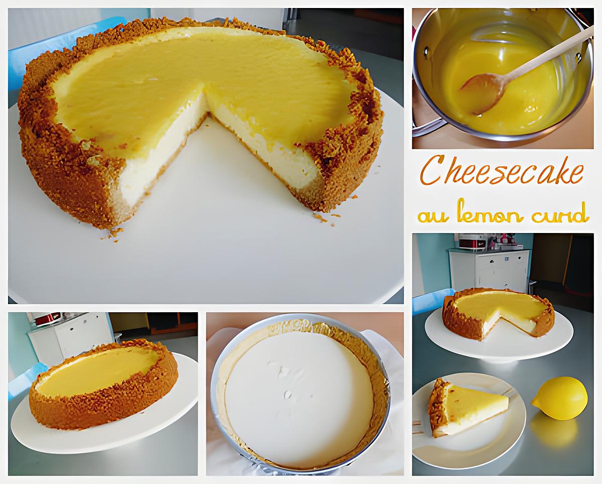 recette Cheesecake au lemon curd