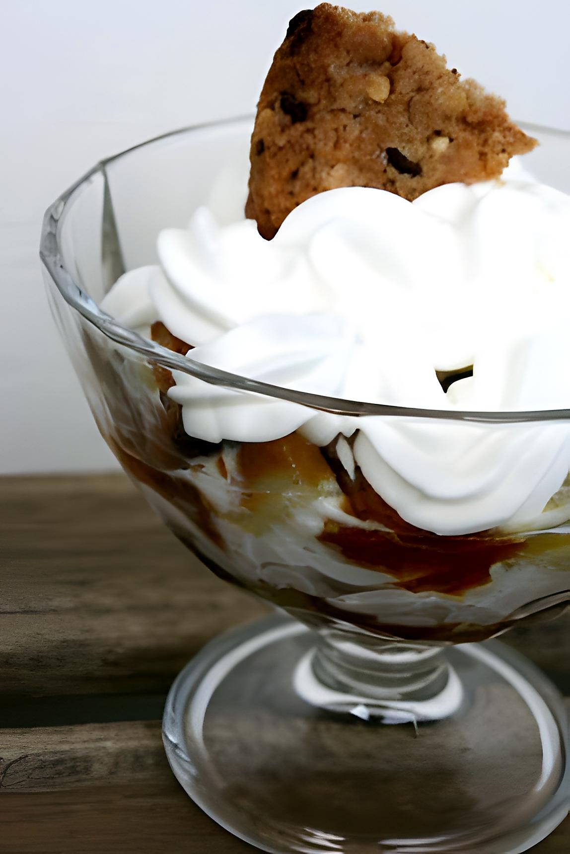 recette Poire caramel et sa chantilly