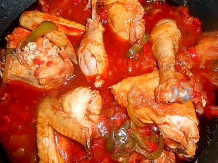 recette Poulet basquaise