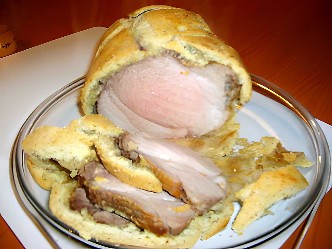 Comment Faire Un Roti De Porc En Croute En Video Recette de Roti de porc en croute d'herbes par Cristelle