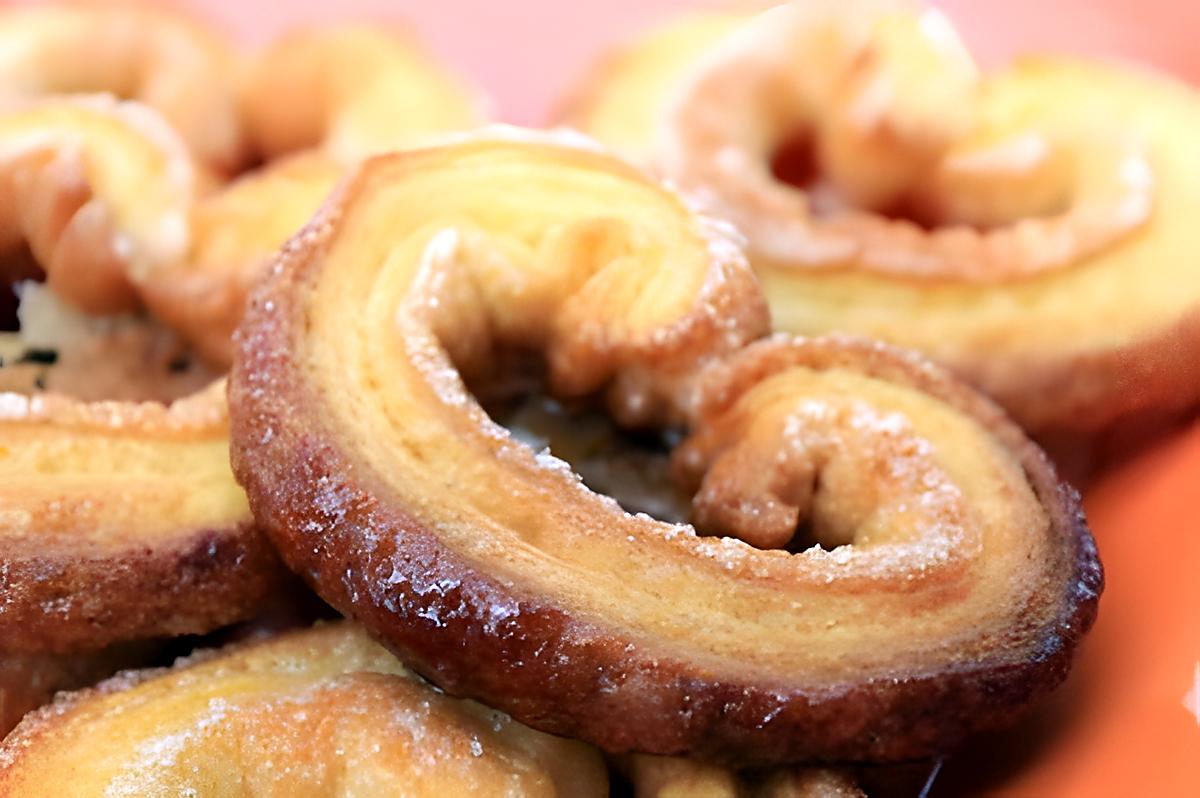 recette Palmiers au sucre et beurre de cacahuètes