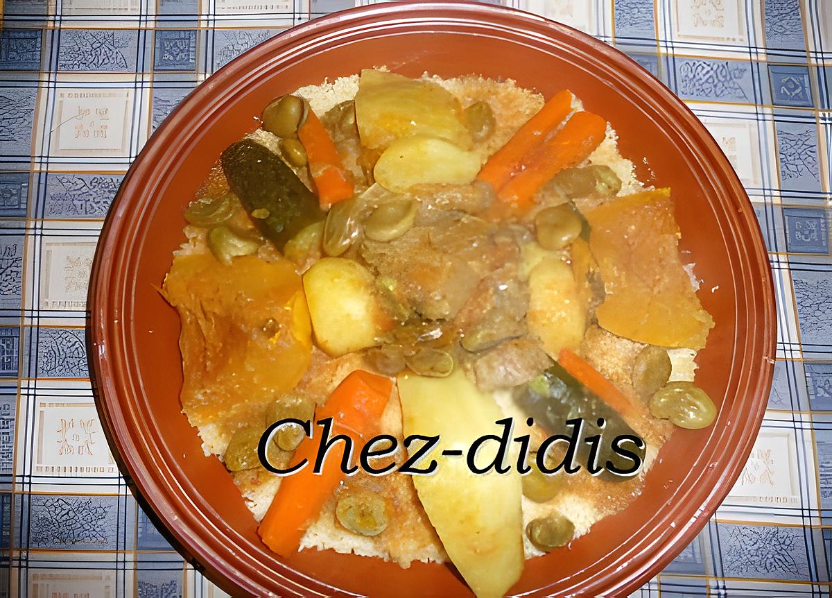 recette Couscous aux légumes