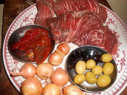 recette Onglet aux condiments