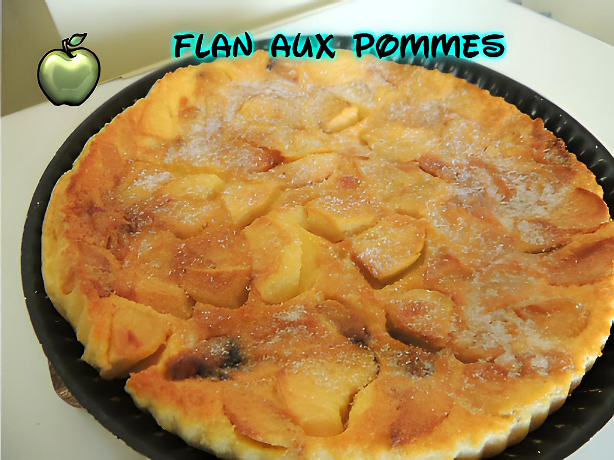 recette flan aux pommes