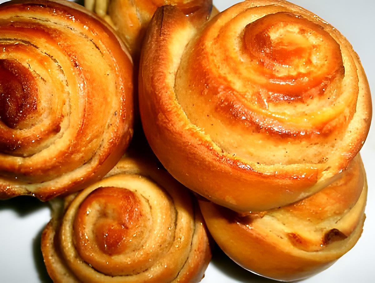 recette Brioche roulée à la cannelle