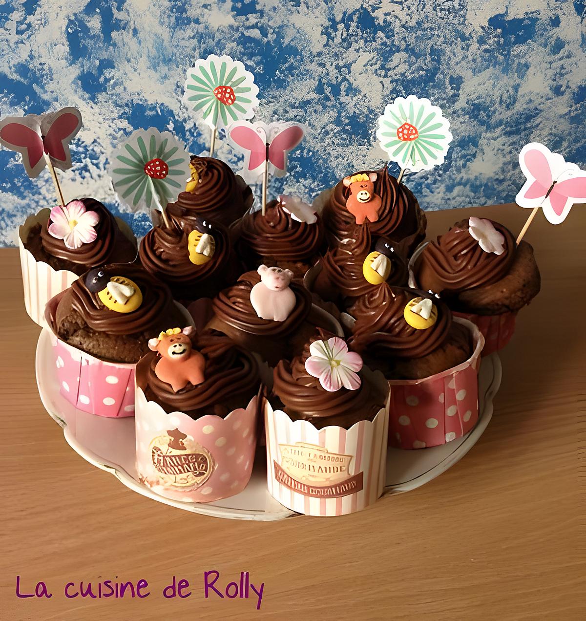 recette Cupcakes chocolat noisette
