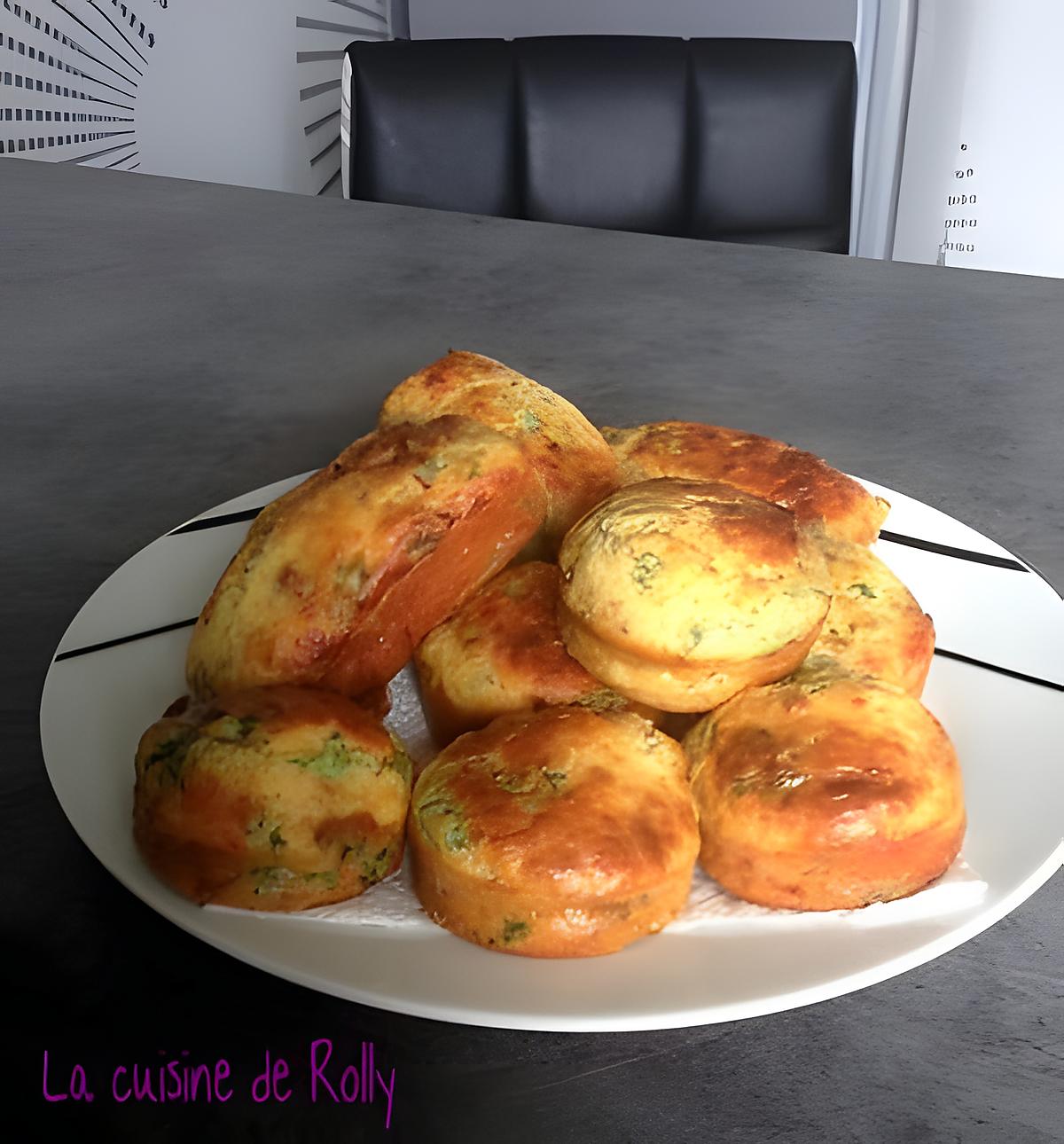 recette Muffins à la roquette, tomates séchées et parmesan