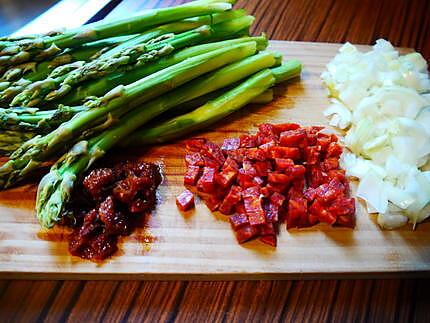 recette Asperges vertes poelés