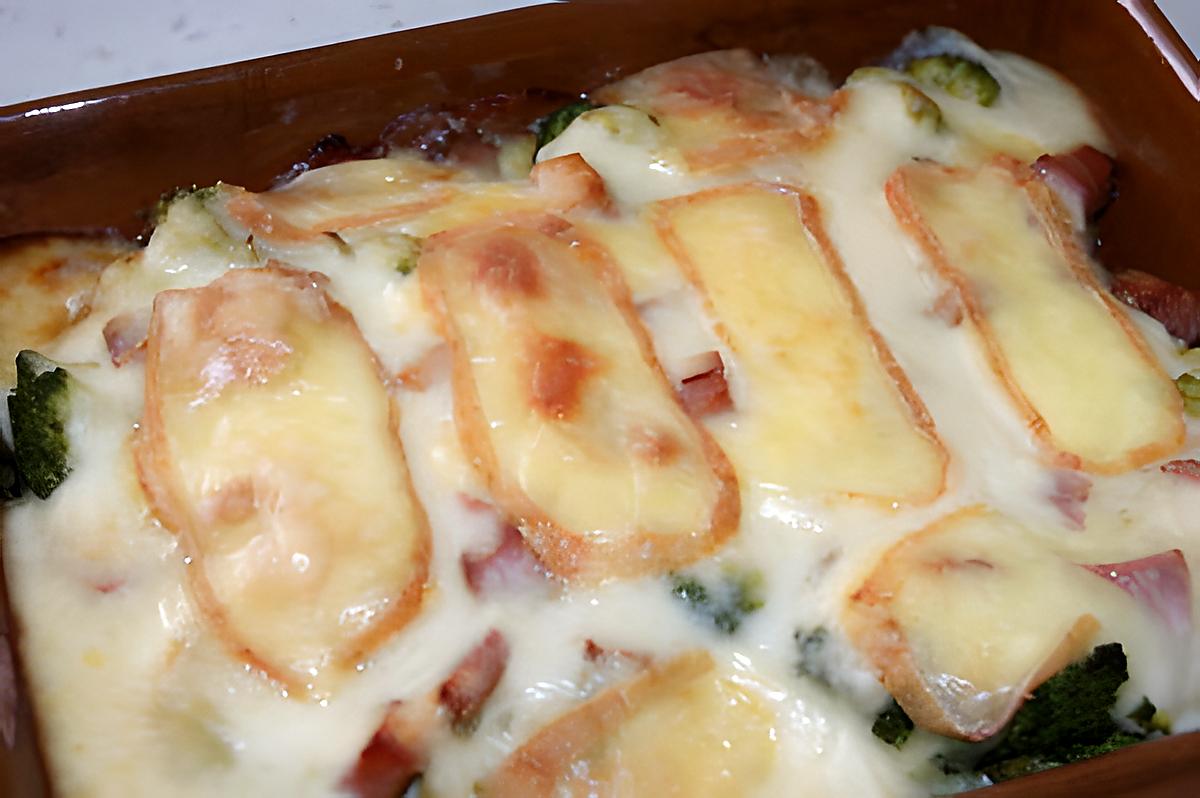 recette Gratin de brocolis au maroilles