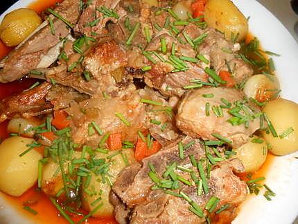 recette Ragout d agneau aux pommes grenaille